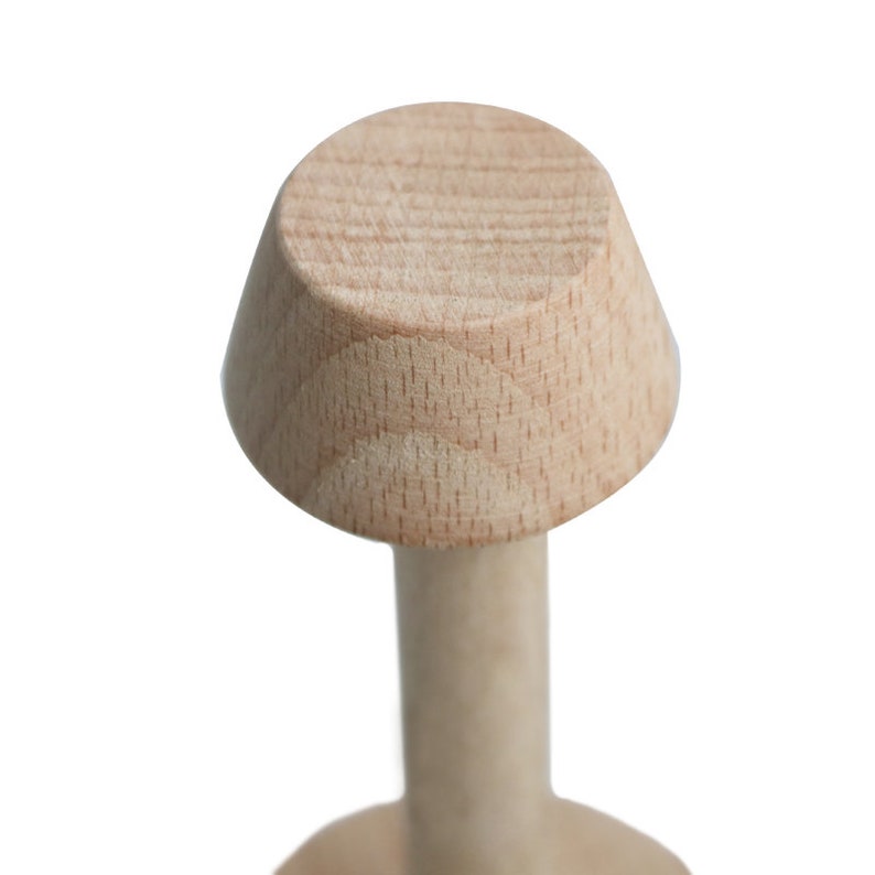 Wood Tart Tamper Double Side Wooden Pastry Egg Tart Pusher Baking Cake Kitchen Tools