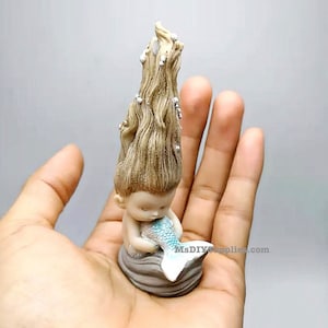 3D Unique Mermaid Silicone Mold Casting