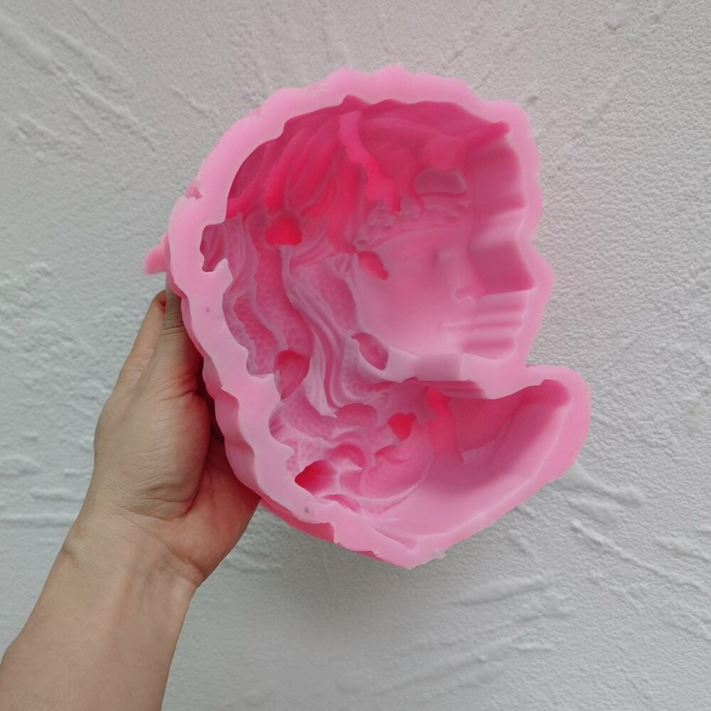 Stampo in silicone a forma di serpente floreale, stampo