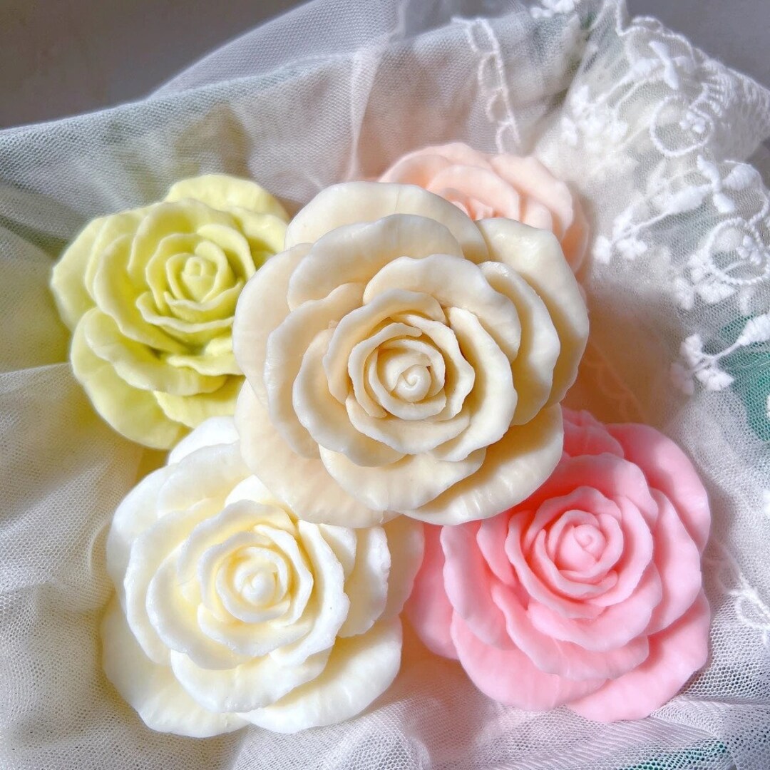 3D Unique Rose Candle Silicone Mold - Etsy