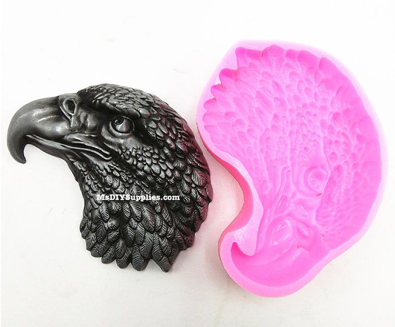 3D Eagle Silicone Mold for Polymer Clay Resin Candle Soap Etsy