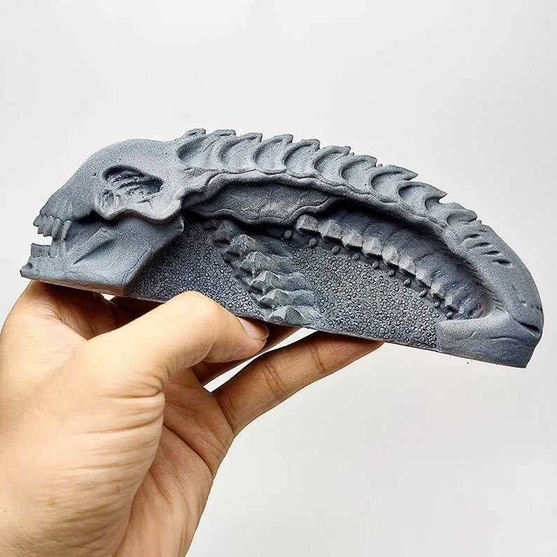 3D Alien Monster Skull Silicone Mold Casting - Etsy