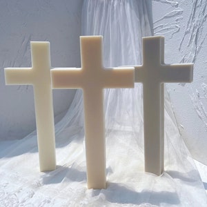 Big Cross Candle Silicone Candle Mold, Resin Mould Concrete Molds Casting