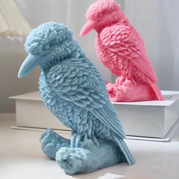 Perroquet aromathérapie bougie savon moule en silicone fait main oiseau bureau décoration de la maison moule