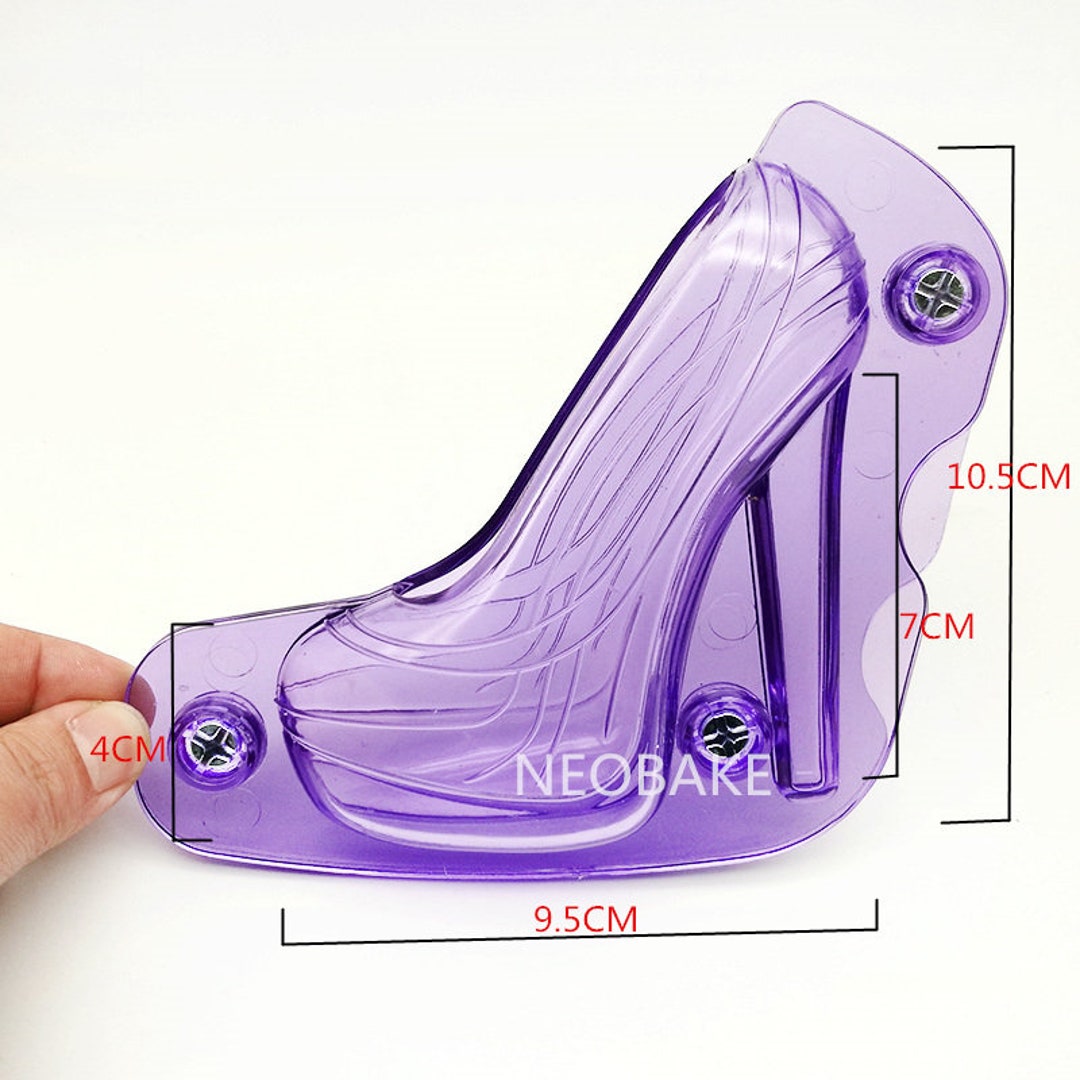 3D High Heel Shoes Plastic Mold Chocolate Mold Candy Cake - Etsy