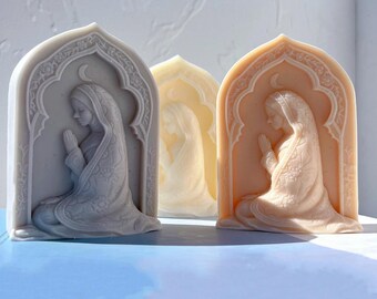 Islamic Prayer Candle Mold: Ramadan Eid Home Decor Silicone Mould