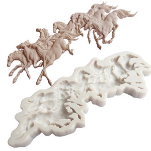 3D Horse Shape Silicone Mold, Resin Mold, Jewellery Mold, Chocolate Mold by MsDIYSupplies