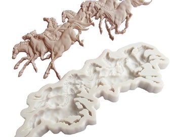 3D Horse Shape Silicone Mold, Resin Mold, Jewellery Mold, Chocolate Mold by MsDIYSupplies