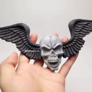 3D Decorative Skull Silicone Mold Casting