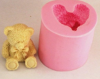3D Silicone Teddy Bear Silicone Mold Casting