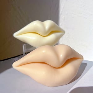 Big Lip Mouth Silicone Candle Mold, Facial Features Mouth Aroma Wax Mould Lips