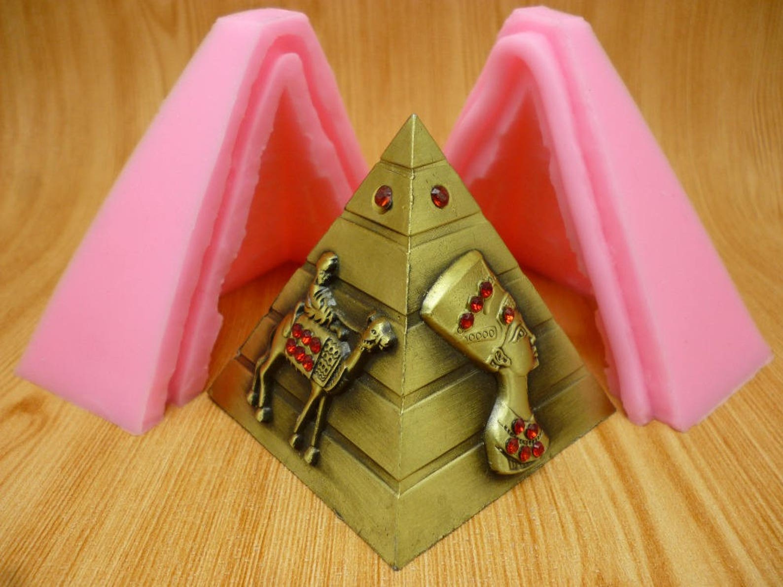 3D Egyptian Pyramids Silicone Mold for Fondant Resin Soap Etsy