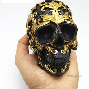 3D Unique Skull Silicone Candle and Soap Mold