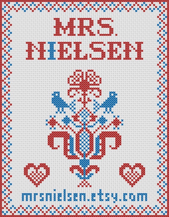 Zealand Birds - Traditional Danish Folk Embroidery Sampler Pdf