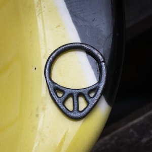 sterling silver teardrop septum nipple earlobe ring oxidized black distressed rustic rough raw finish 14g 16g 1.6mm 1.2mm