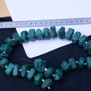 malachite and copper hoop ear weights gauges 12g 2mm or 8g 3mm thickness image 6