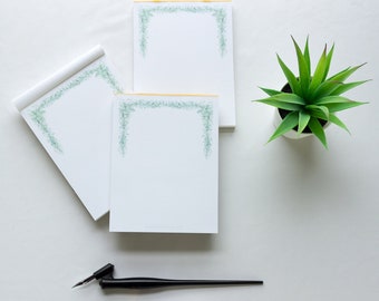 Eucalyptus Branch Notepad | Watercolor | Botanical | Plant | Garden
