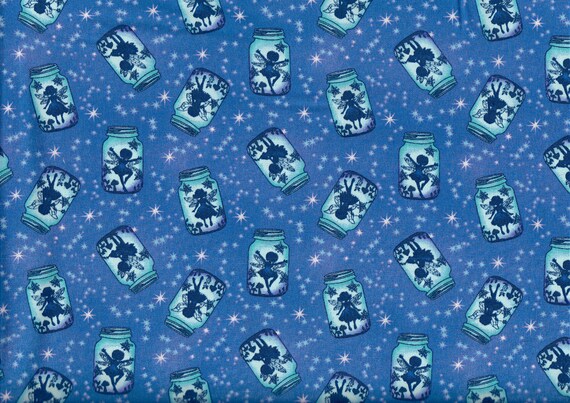 Glow In The Dark Fabric Timeless Treasures Fabric Starry Night Fabric Cotton
