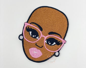 Awareness Face Patch Embroidery file, Cancer Awareness Patch file, Breast Cancer Awareness, This is NOT a finished patch. File ONLY.