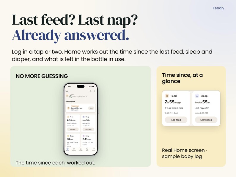 Newborn Baby Tracker App: Feeds, Sleep, Diapers Shared by All Caregivers image 2