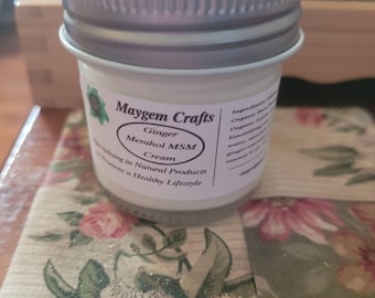 Ginger and Menthol MSM cream