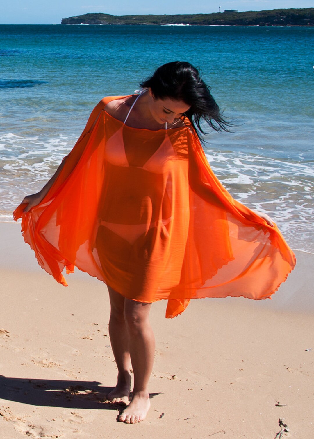 Beach Sarong Skirt Wrap, Cruise Dress, Beach Tunic, Bikini Cover