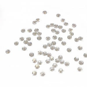 SS20 5mm Swarovski FlatBack Hotfix Swarovski Crystal Xilion Rose 2038, Silver foiled flat back hotfix, x100 pieces