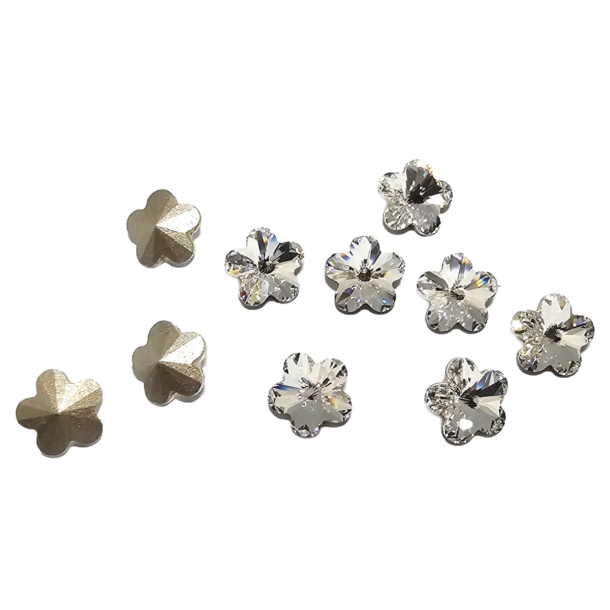 Swarovski Crystal Flower Fancy Crystals, (code 4744) 10mm Flower 