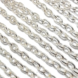 Custom 4mm Sterling Silver Plated Snake Chain Extender, Choose