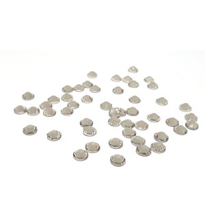 SS16 4mm Swarovski FlatBack Hotfix Swarovski Crystal Xilion Rose 2038, Silver foiled flat back hotfix, x100 pieces