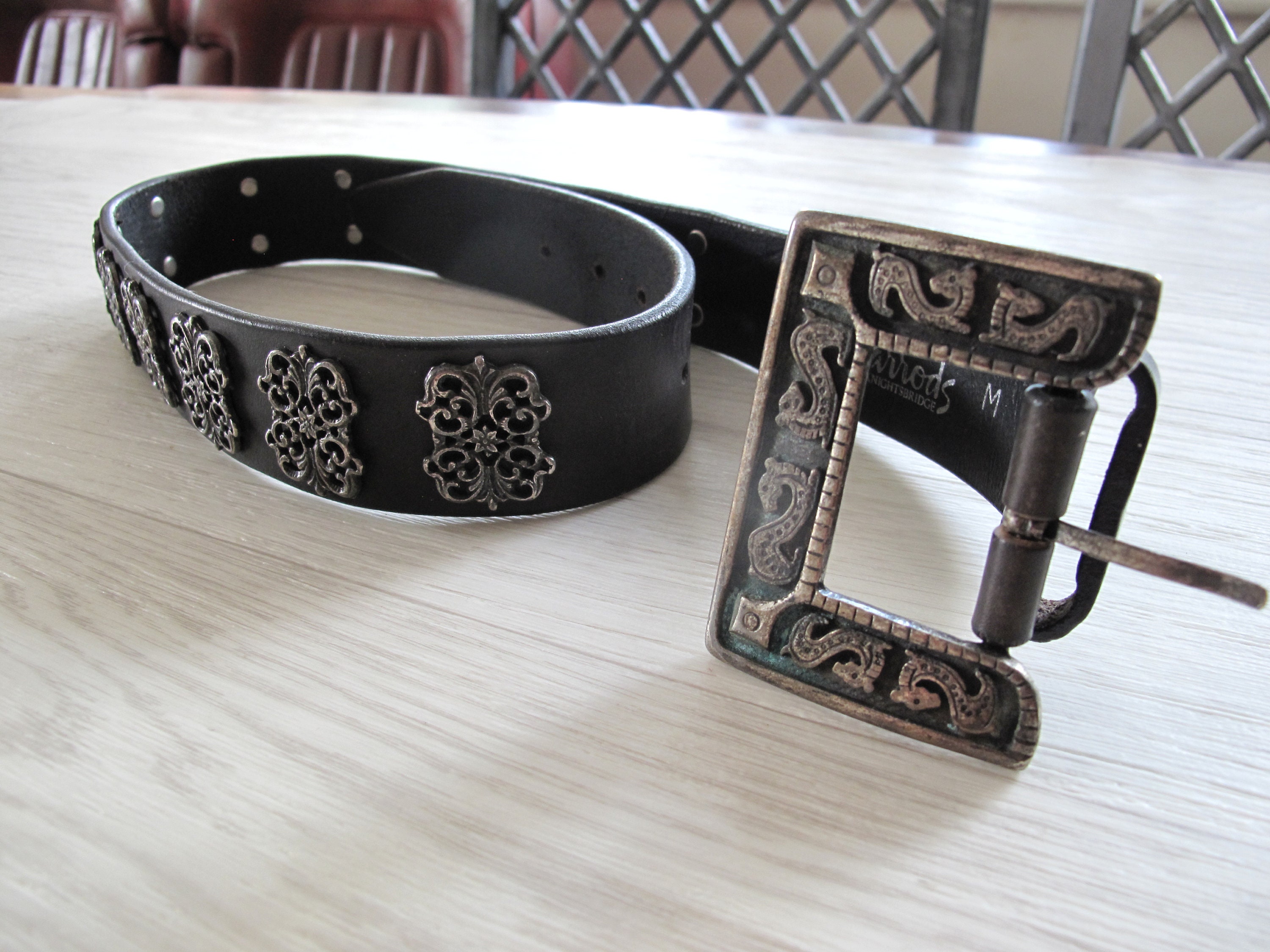Pewter Concho Belt - Etsy display picture 3
