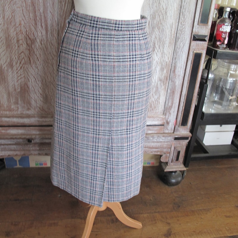 Bradley Plaid Stitched Down Kick Pleat Skirt main image 0
