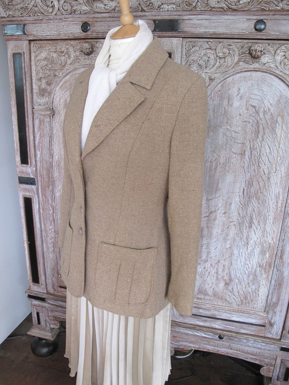 Tweed hacking style jacket by Spinney, ladies siz… - image 3