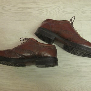 Stead & Simpson classic men's wingtip brogues, brown leather size UK 8 image 3