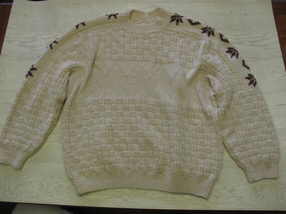 oversized patterned jumper