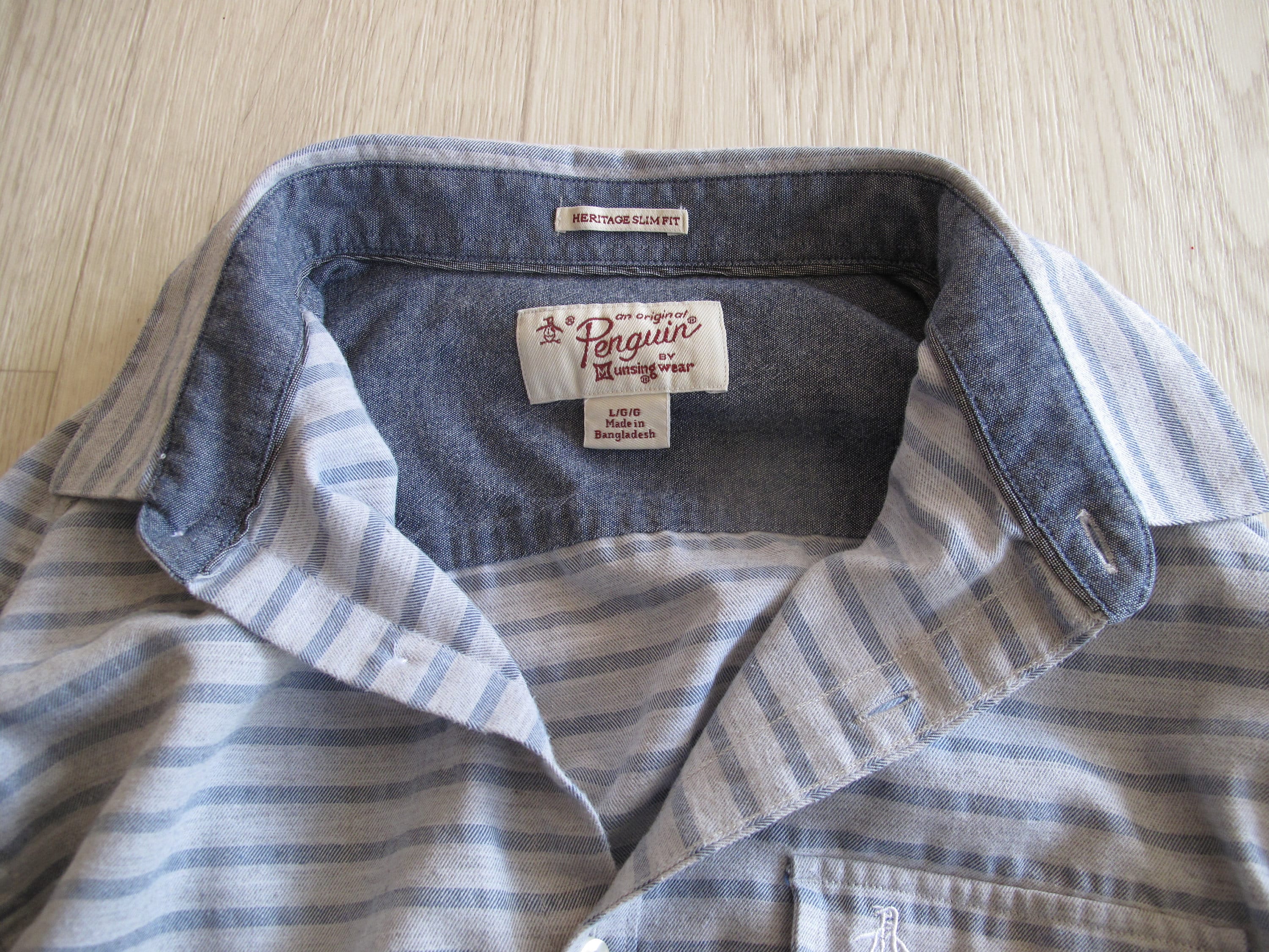 Chemise oxford pour homme en gris