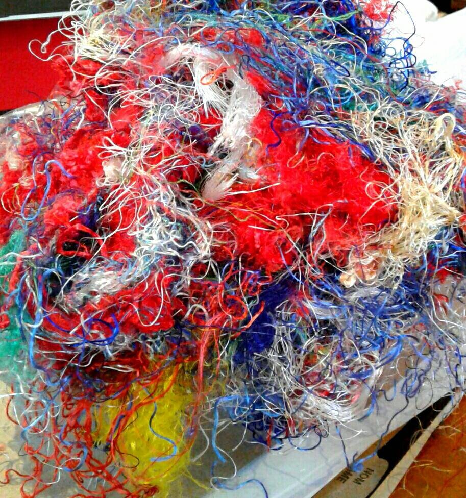 Banana silk waste banana threads spinning fiber art yarn Etsy