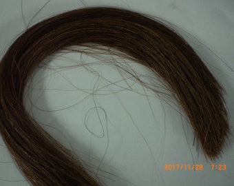 Horse Hair, Natural Brown, 13-14 Inches, 1 Ounce Packages