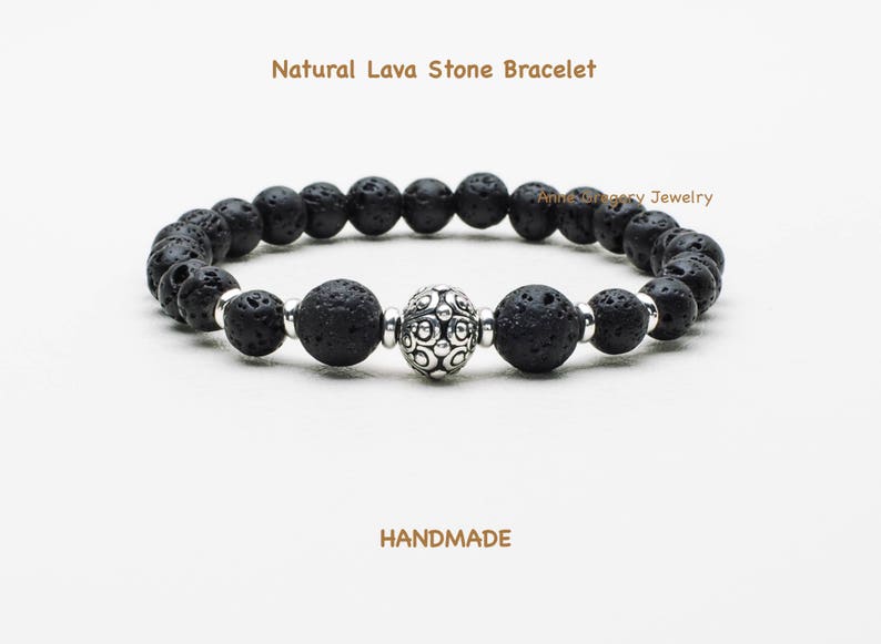 etsy lava rock bracelet
