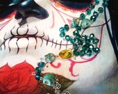 Day of the Dead Sugar Skull Rosary