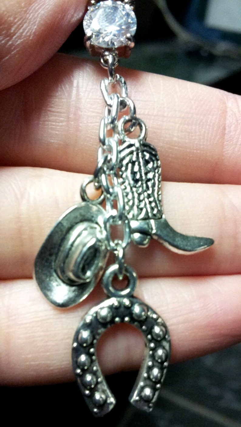 Fancy Cowgirl Belly Ring