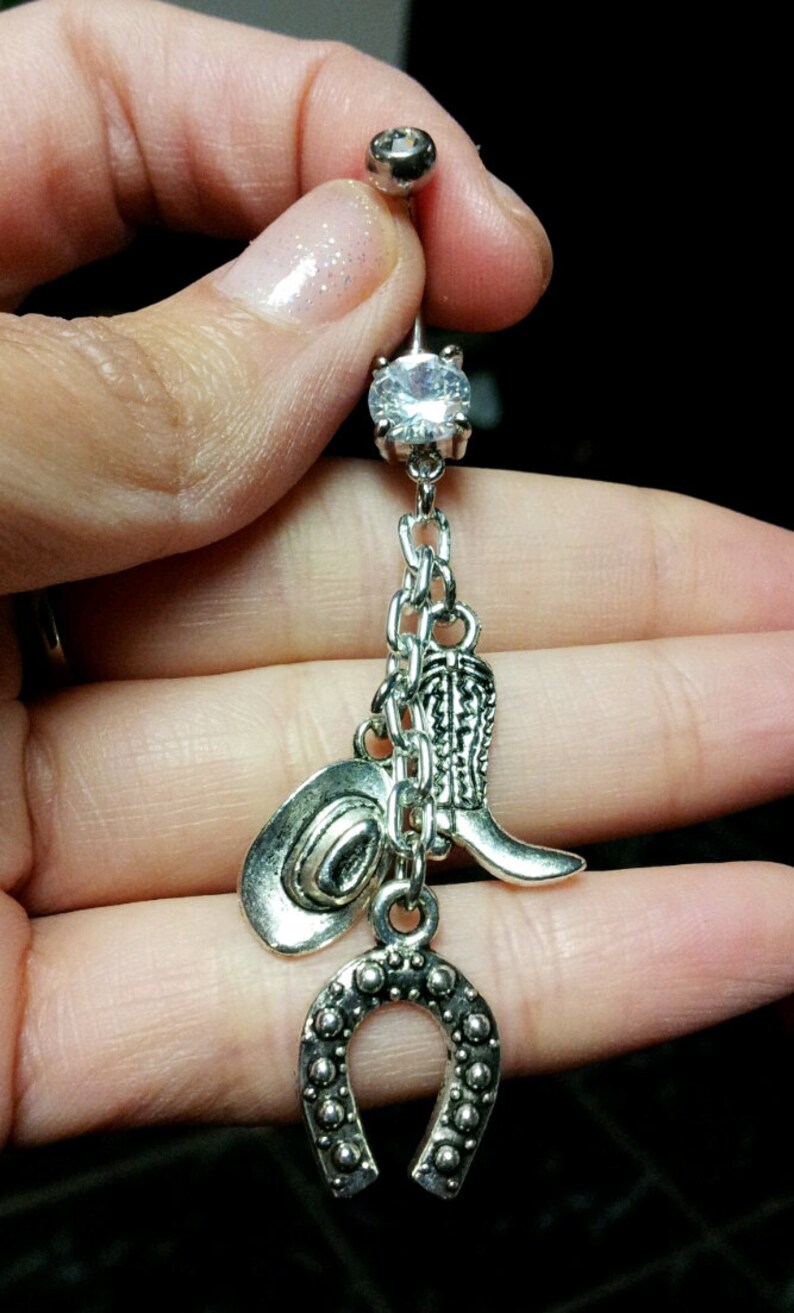 Fancy Cowgirl Belly Ring