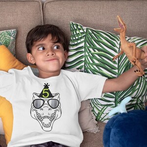 Dinosaur Birthday shirt- T-rex birthday shirt- Dino Party - T Rex birthday boy - Dino birthday party- Custom