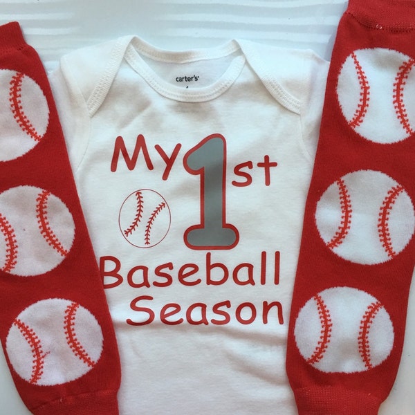 Baby boy baseball outfit - baby boys 1st baseball season outfit - newborn boys outfit - preemie boy outfit - My 1st Baseball Season