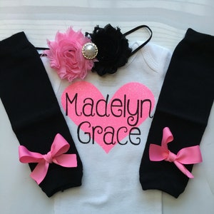 Baby girl Outfit- Coming Home Outfit - Personalized Baby gift - Newborn outfit - baby girl clothes - Hospital Outfit- photoshoot Baby outfit
