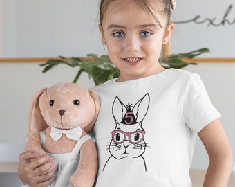 Bunny Rabbit Birthday shirt- bunny birthday party - Farm party shirt- birthday party- Custom