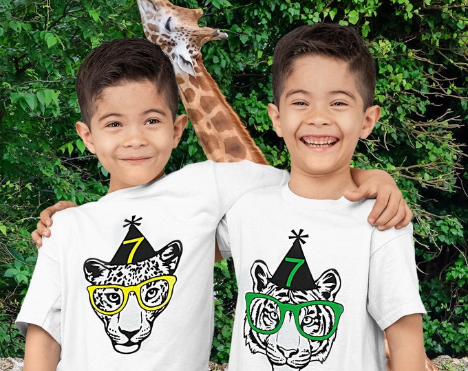 Zoo Birthday shirt- Safari Birthday shirt-Jungle birthday- Get Wild Birthday Zoo party birthday shirt- CUSTOM zoo party shirt- Choose Animal