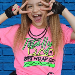 Retro Kid&#39;s Birthday shirt- Kid&#39;s 80s theme party- Girl&#39;s 80s birthday shirt- 90s birthday shirt- Vintage Kid&#39;s Birthday shirt