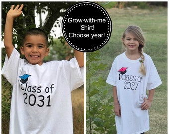 Kindergarten shirt - Back to school shirt -1st grade shirt- Kids Class of 2029- Class of 2028 - Class of 2030 -YOU CHOOSE YEAR/style