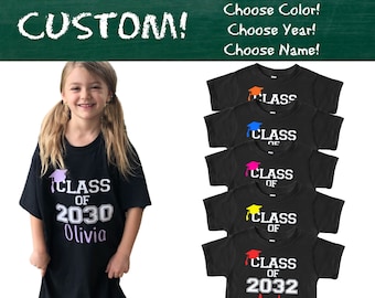 Class of 2032 shirt Class of 2031 shirt - Class of 2029 shirt - Class of 2030 shirt - Kids Kindergarten shirt -CHOOSE YEAR